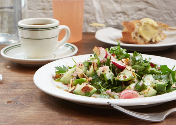 Cucumber and radish salad