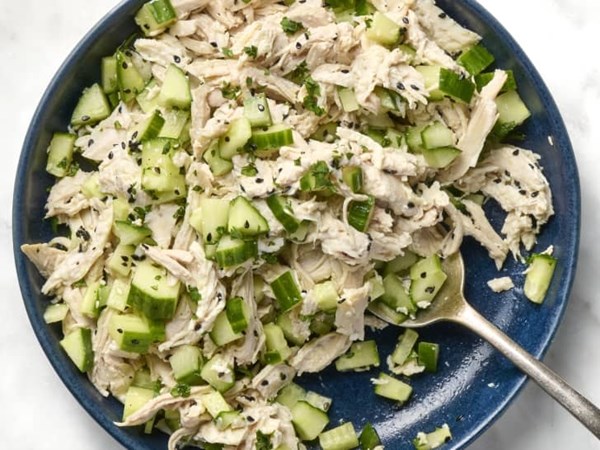 Cucumber chicken salad