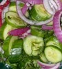 Cucumber-dill salad