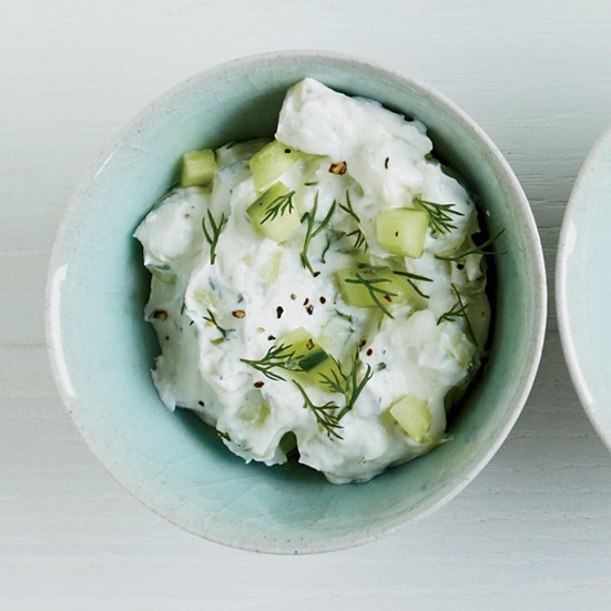 Cucumber-dill yogurt (Tzatziki) [Ron Marks]