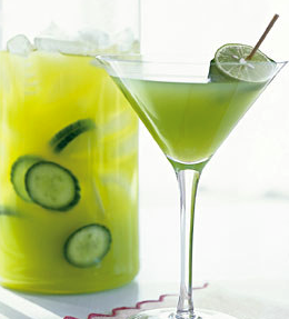 Cucumber gimlets