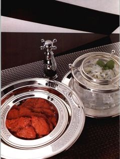 Cucumber in yogurt dressing  (Cucumber raita)