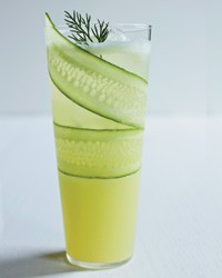Cucumber-lemonade mocktail