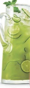 Cucumber, lime & mint agua fresca