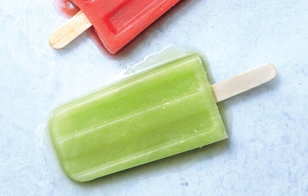 Cucumber-lime paletas