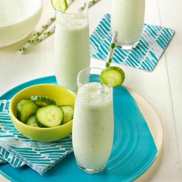 Cucumber melon smoothies