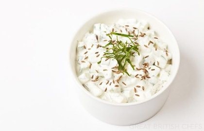 Cucumber raita
