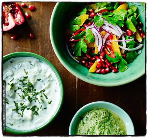 Cucumber raita
