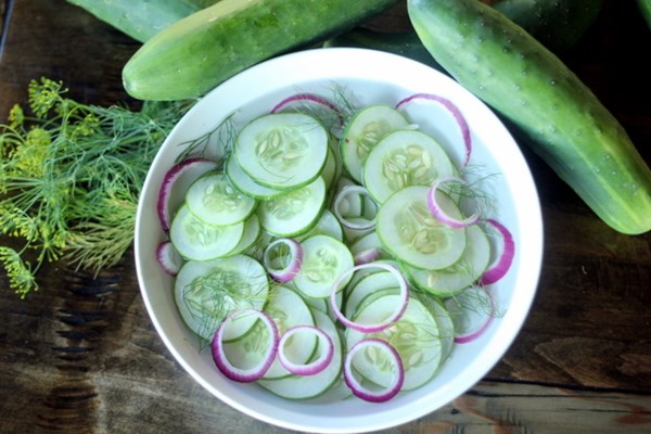 Cucumber salad 