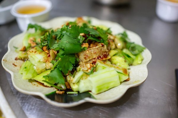 Cucumber salad, Sichuan-style