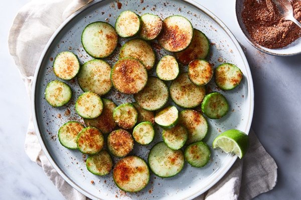 Cucumber salad with magic spice blend