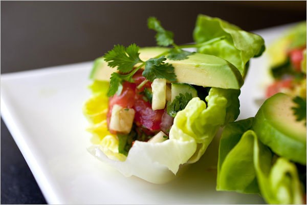 Cucumber salsa salad