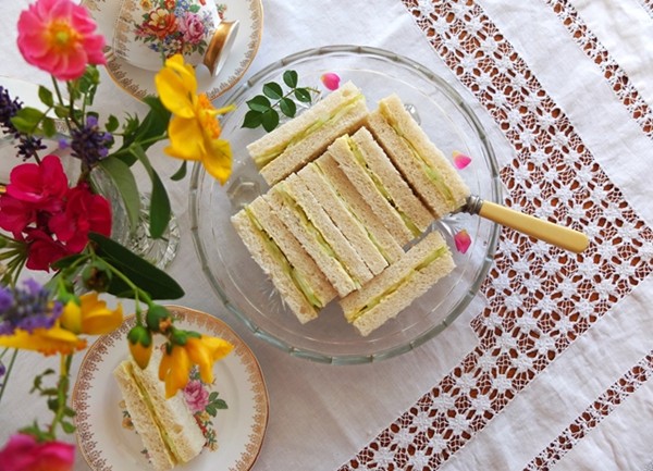 Cucumber sandwiches