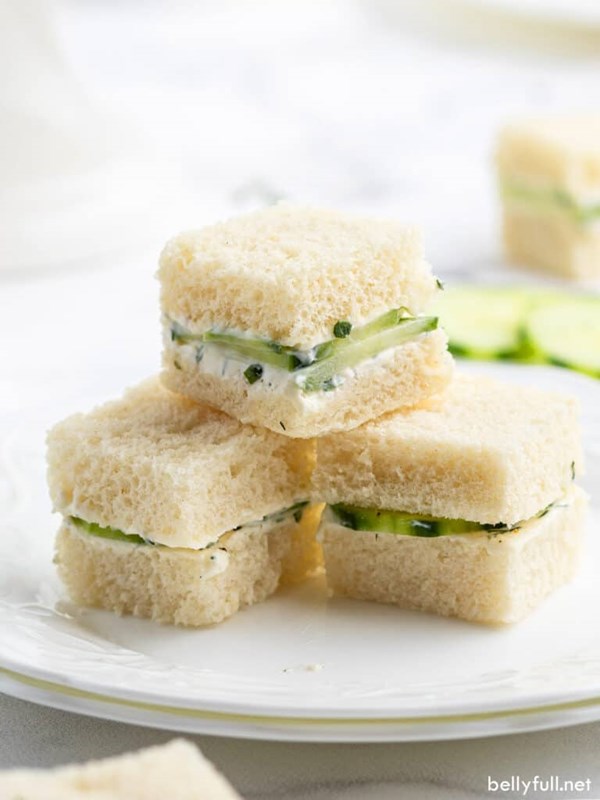 Cucumber sandwiches