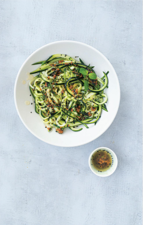 Cucumber sesame salad