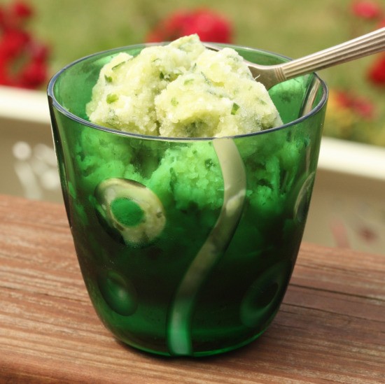 Cucumber sherbet
