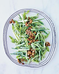 Cucumber-snap pea salad