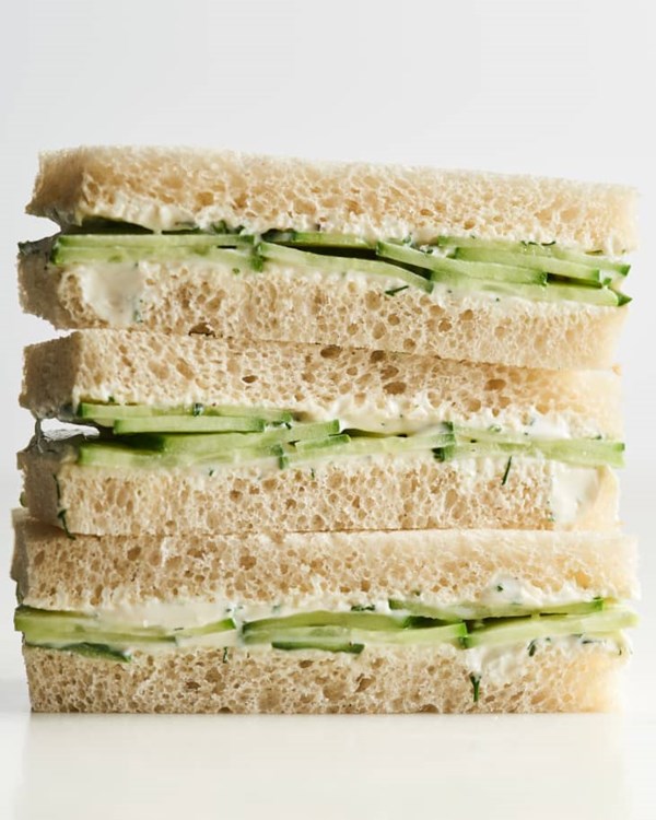 Cucumber tea sandwiches