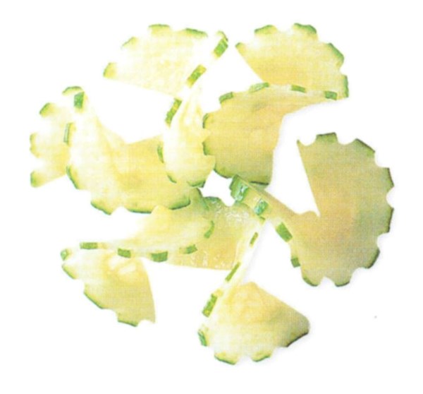 Cucumber twirls