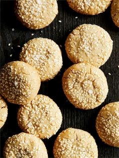 Cultured butter & tahini cookies [Rebekah Peppler]