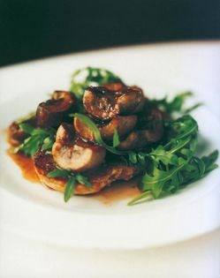 Cumberland kidneys on bitter rocket toasts