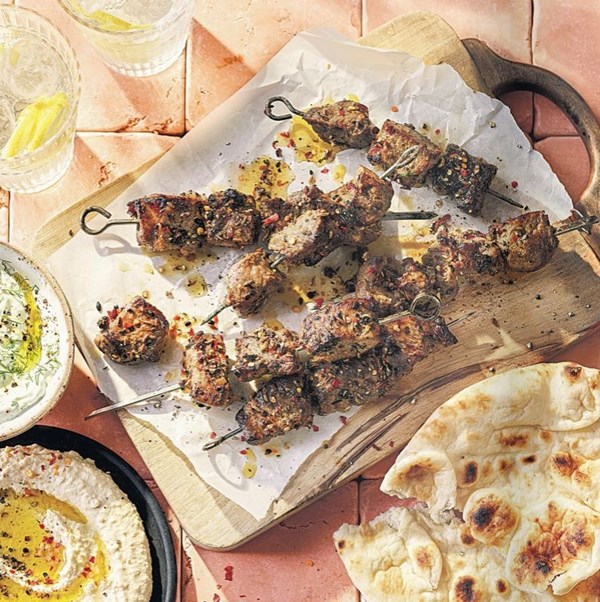Cumin & chilli lamb skewers