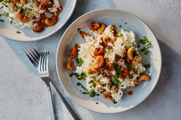 Cumin and cashew yogurt rice [Priya Krishna]
