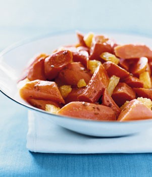 Cumin and orange glazed carrots