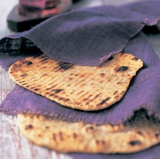 Cumin and saffron flat bread