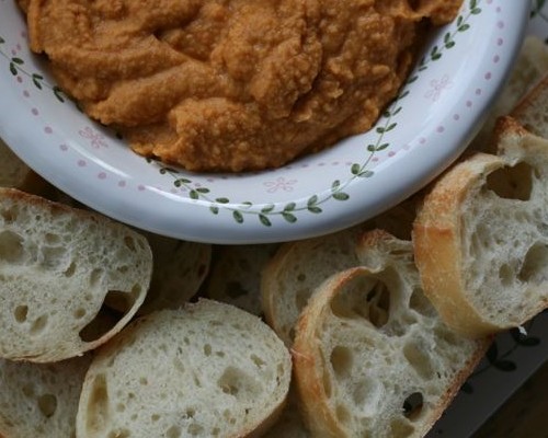 Cumin and smoked paprika hummus