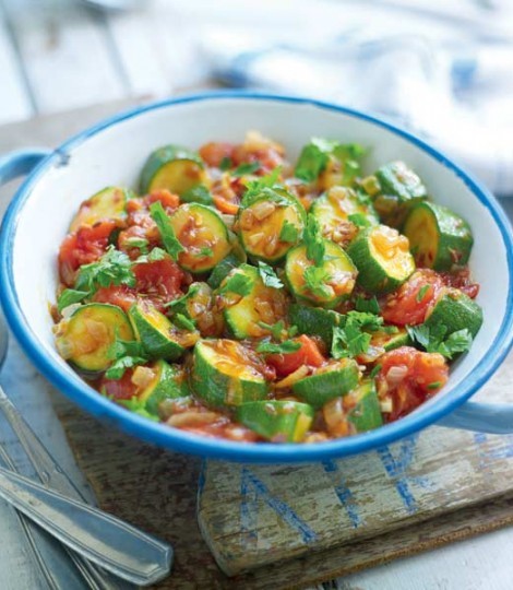 Cumin courgette 'ratatouille'