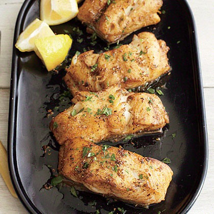 Cumin-crusted sablefish
