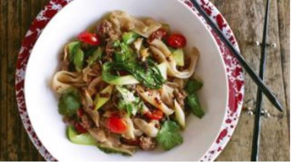 Cumin lamb noodles