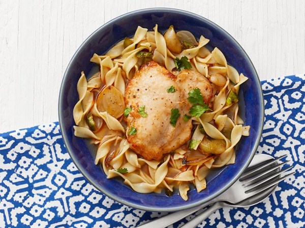 Cumin-rubbed chicken noodle soup 