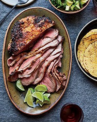 Cumin-spiced lamb tacos