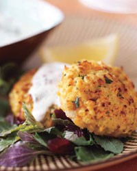 Cumin-spiced red lentil burgers