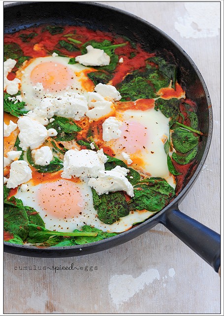 Cumulus spiced eggs