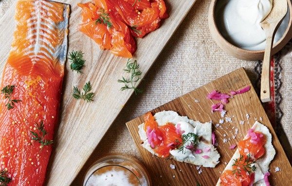 Cured Arctic char