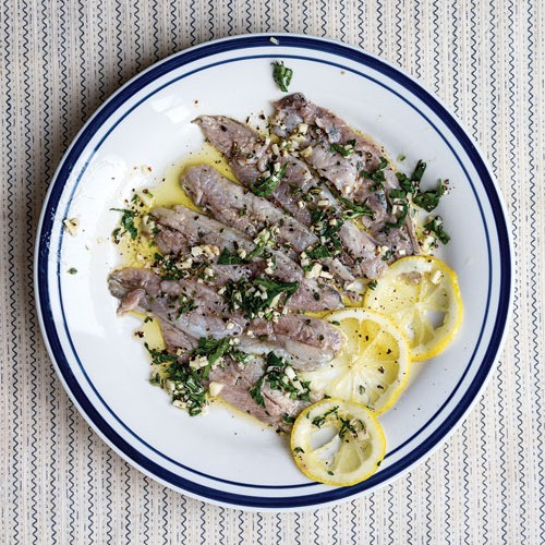 Cured sardines