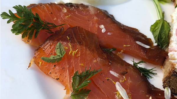 Cured trout