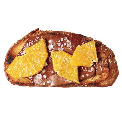 Curiously citrus chocolate toast