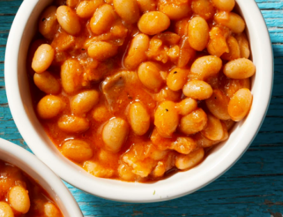 Curried baked beans