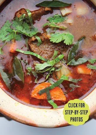 Curried beef stew