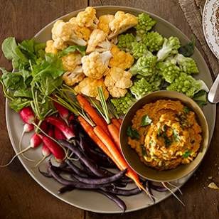 Curried butternut squash dip
