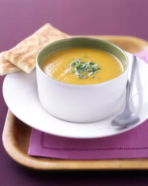 Curried carrot soup