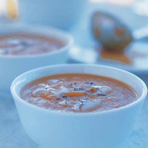 Curried carrot soup