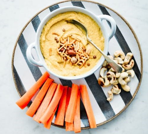 Curried cashew dip