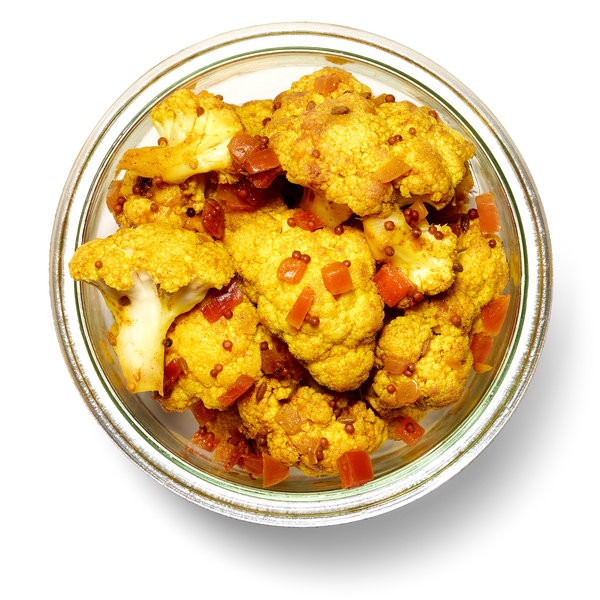 Curried cauliflower