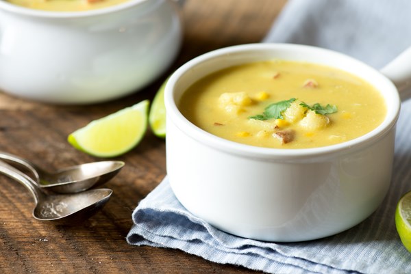 Curried cauliflower chowder