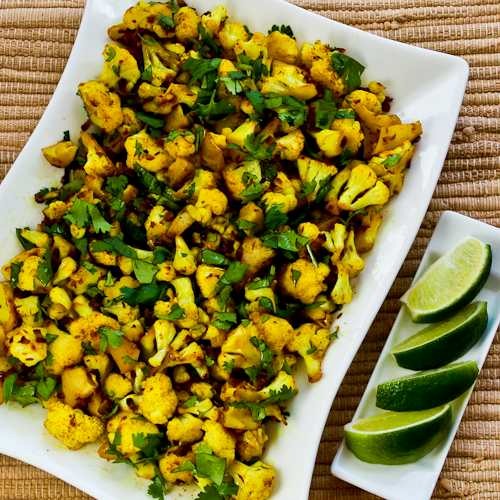 Curried cauliflower (Gobi taktakin)